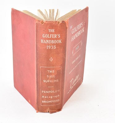 Lot 442 - The Golfer's Handbook 1935.