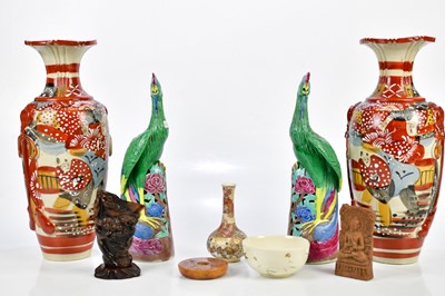 Lot 1314 - A collection of Oriental items to include a...