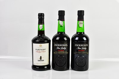 Lot 2801 - PORT; two bottles of Cockburn Fine Ruby port,...