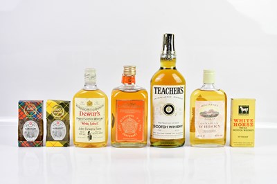 Lot 2763 - WHISKY; a collection of four bottles...