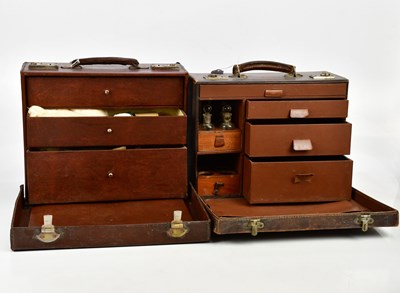 Lot 590 - Two late 19th/early 20th century leather cased...