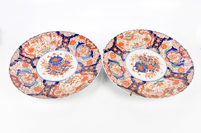 Lot 1275 - A pair of early 20th century Japanese Imari...