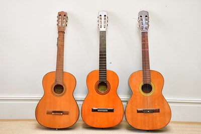 Lot 1078 - SUZUKI; a six string acoustic guitar, together...