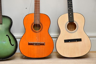 Lot 1079 - RITMO; a six string acoustic guitar together...