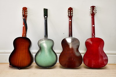 Lot 1079 - RITMO; a six string acoustic guitar together...