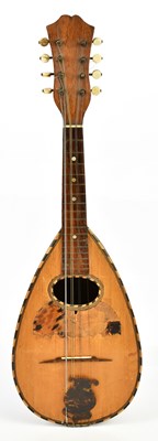 Lot 1060 - PIETRO TONELLI; a bowl back mandolin.