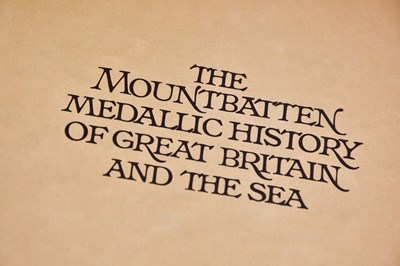 Lot 2365 - THE MOUNTBATTEN MEDALLIC HISTORY OF GREAT...