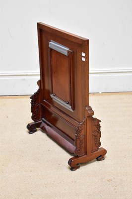 Lot 2613 - A 20th century Chinese fire screen with...