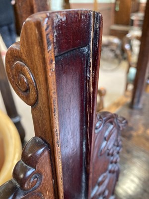 Lot 2613 - A 20th century Chinese fire screen with...