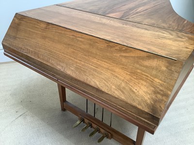 Lot 1071 - ROBERT GOBLE & SON; a walnut harpsichord,...