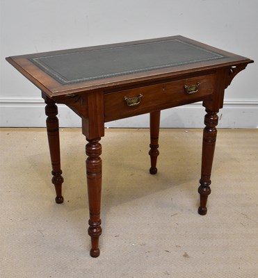 Lot 1272 - A Victorian mahogany writing table with...