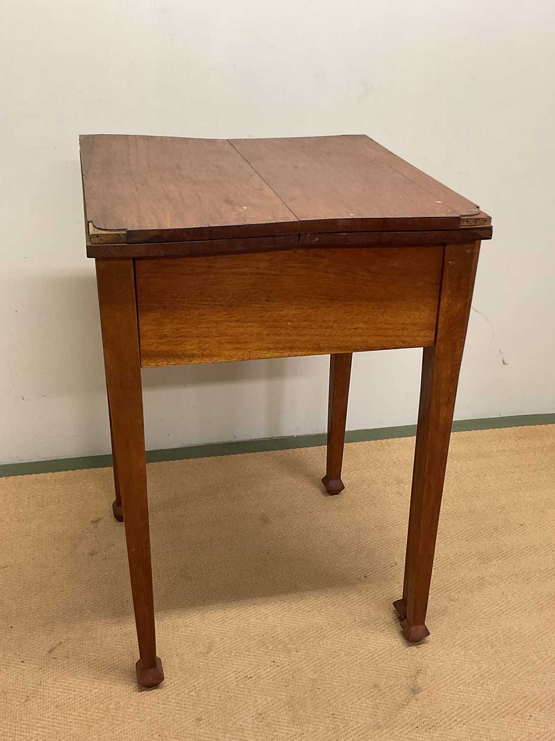 Lot 714 - A folding kitchen worktop table, height 85cm,...