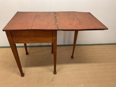 Lot 714 - A folding kitchen worktop table, height 85cm,...