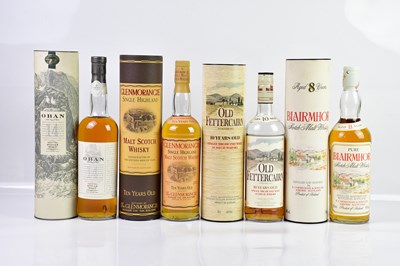 Lot 2775 - WHISKY; four bottles including a bottle of...