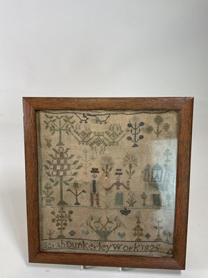 Lot 100 - An early 19th century sampler inscribed 'Sarah...