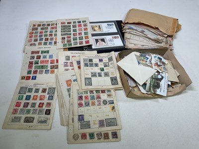 Lot 175 - A group of ephemera including stamps, a very...