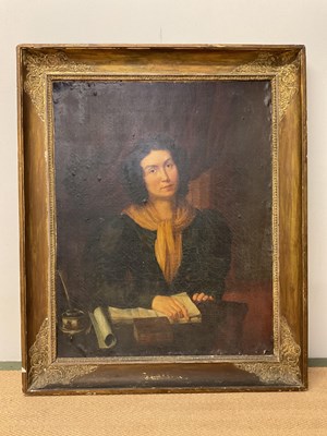 Lot 194 - 19TH CENTURY ENGLISH SCHOOL; large oil on...