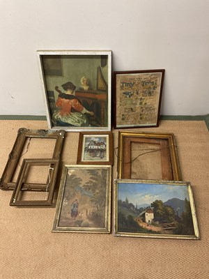 Lot 223 - CIRCA 1900 CONTINENTAL SCHOOL; pastel, figures...