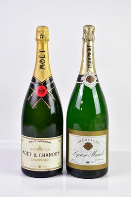 Lot 2728 - CHAMPAGNE; two magnum bottles of champagne...