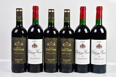 Lot 2820 - RED WINE; six bottles of mixed red wine...