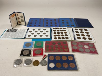 Lot 506 - A small collection of British coins and two...