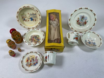 Lot 48 - Two sets of Bunnykins breakfast ceramics, a...