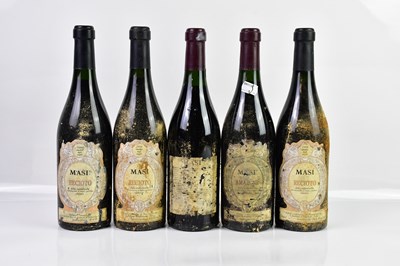 Lot 2837 - RED WINE; two bottles of Masi Amarone 1994,...