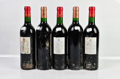 Lot 2842 - RED WINE; three bottles of 2002 Bordeaux...