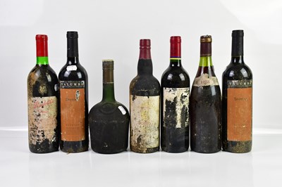 Lot 2846 - RED WINE; five bottles including two bottles...