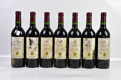 Lot 2830 - RED WINE; seven 2009 bottles of Vega Oliveras...