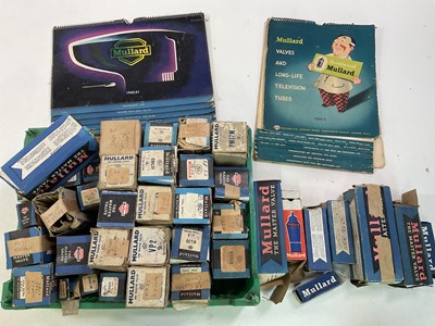 Lot 145 - A quantity of vintage Mullard boxed radio...