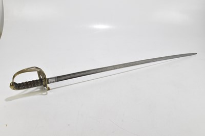 Lot 466 - A European Infantry officer's dress sword,...