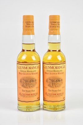 Lot 2766 - WHISKY; two bottles of Glenmorangie Single...