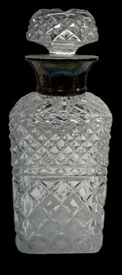 Lot 1191 - ROBERTS & DORE LTD; a cut glass and hallmarked...