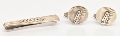 Lot 752 - ARNO MALINOWSKI FOR GEORG JENSEN; a pair of...