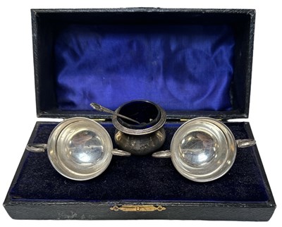 Lot 1140 - FRAGET & Co; a pair of Edward VII hallmarked...