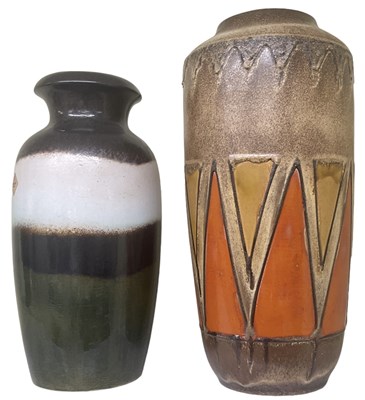 Lot 657 - A West German pottery Scheurich vase, height...