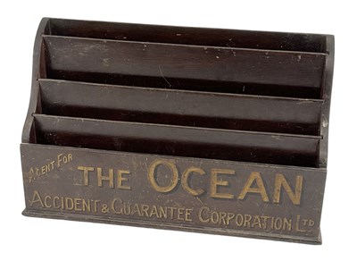 Lot 356 - A vintage advertising letter rack for The...