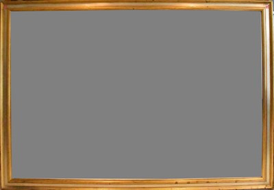 Lot 63 - A large modern rectangular wall mirror with...