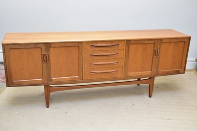 Lot 1029 - G-PLAN; a mid century teak Fresco arrangement...