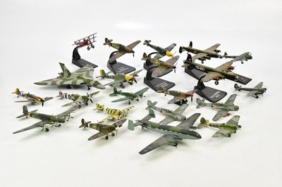 Lot 236 - A collection of diecast aircrafts models...