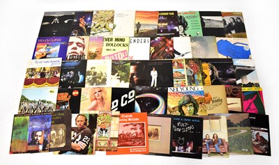 Lot 193 - Seventy LP records, mainly Rock and Pop, to...