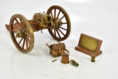 Lot 1203 - CANNON CRAFT; a reproduction Napoleonic six...