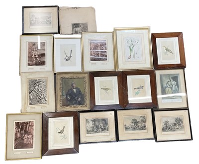 Lot 320 - A group of sixteen decorative pictures and...