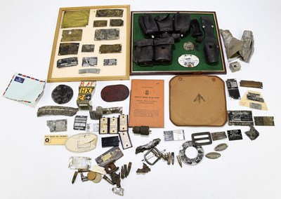 Lot 447 - A collection of framed and loose aviation and...