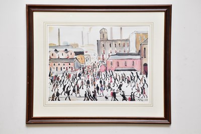 Lot 791 - LAURENCE STEPHEN LOWRY RBA RA (1887-1976); a...