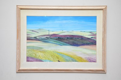 Lot 810 - PETER HILLIER; acrylic, 'Barren Tuscan...