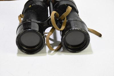 Lot 450 - A pair of WWII military issue binoculars,...