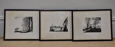 Lot 688 - ROWLAND HILDER (1905-1993); a set of three...