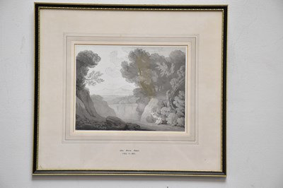 Lot 742 - JOHN WHITE ABBOTT (1763-1851); wash drawing,...